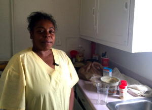 Despite working seven days a week, Kimberly Jones participates in SNAP to make ends meet. Photo Credit: MARISA DEMARCO / KUNM